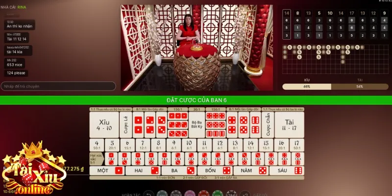 Bàn cược Sicbo livestream có mặt Dealer