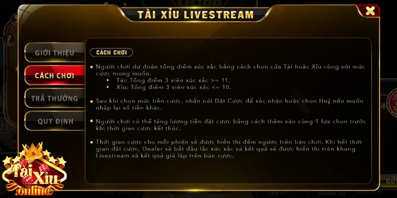 Cách Chơi Tài Xỉu Dễ Hiểu Cho Người Mới Nhập Môn 2025 2 Quy trình diễn ra một phiên chơi